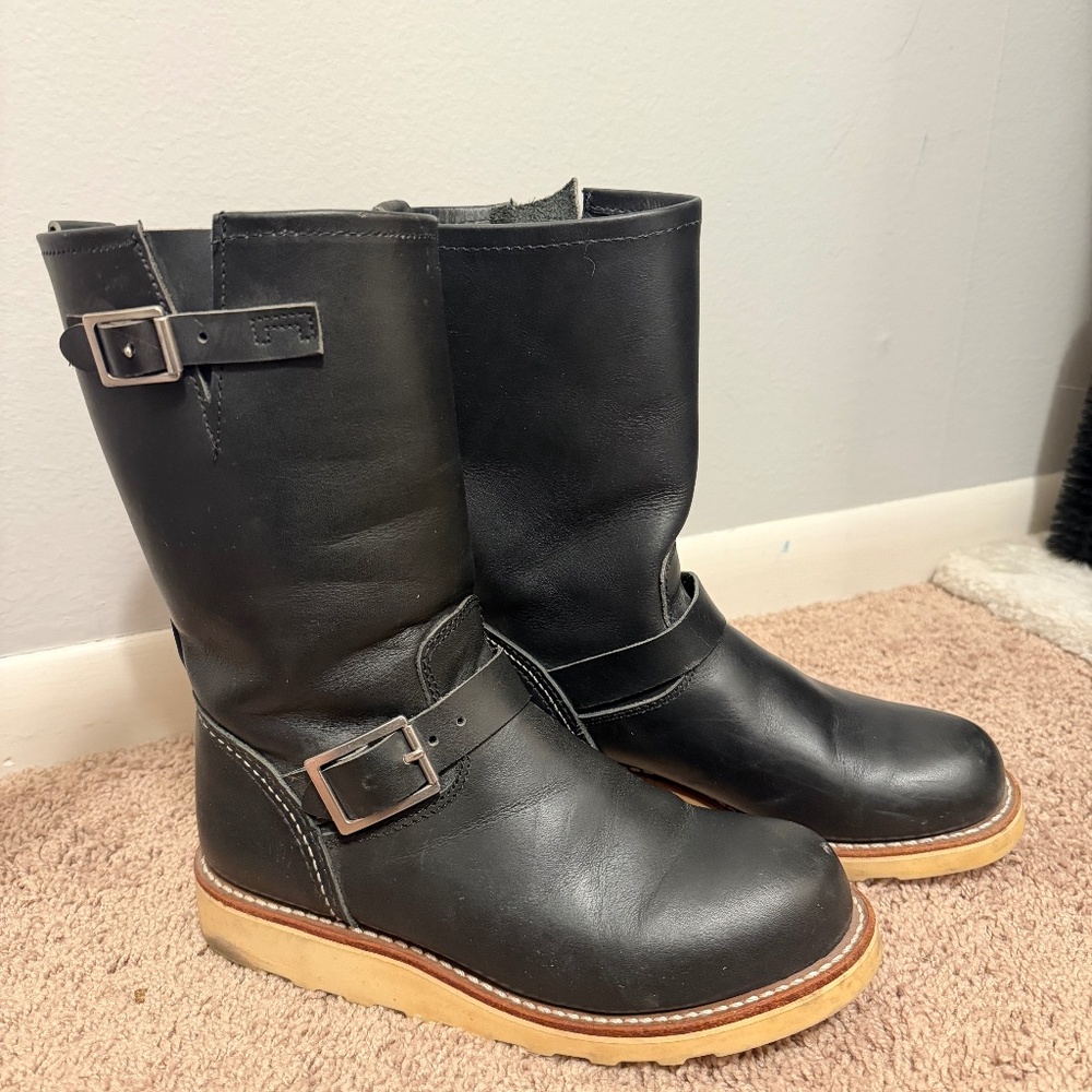 Redwing Black Leather Boots